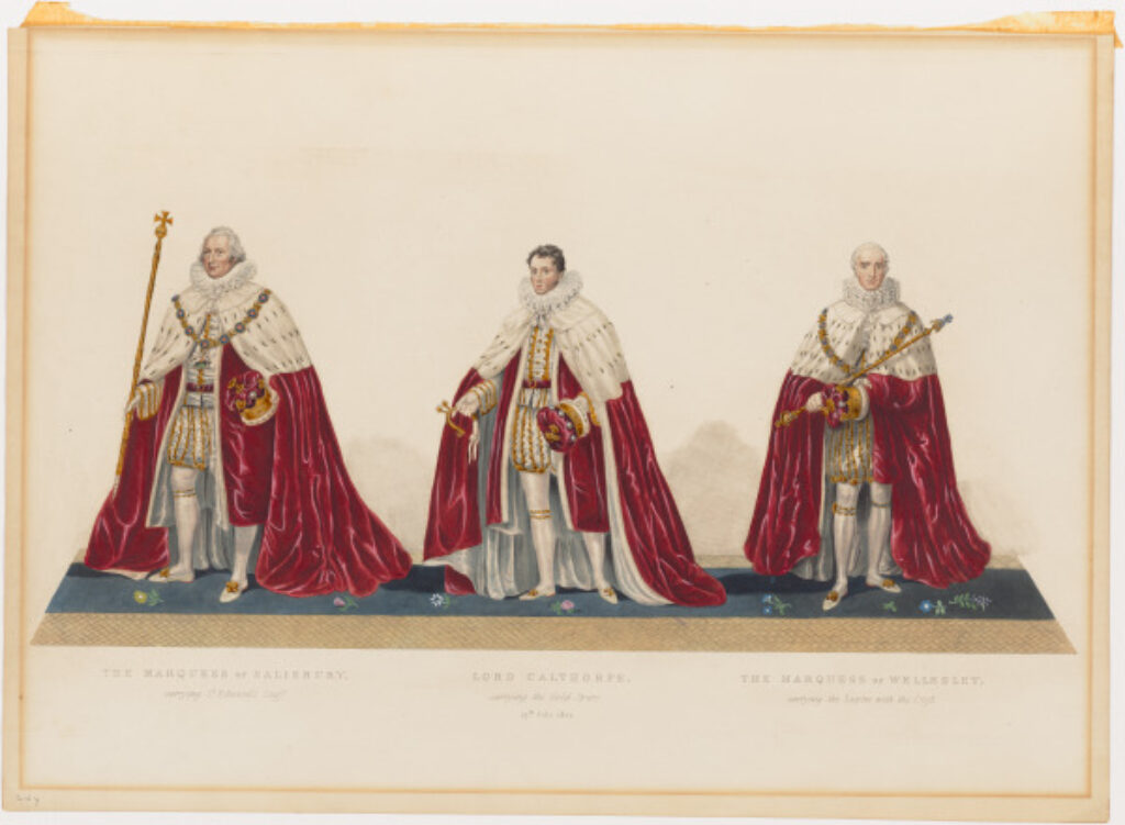 The Marquess of Salisbury, Lord Calthorpe and The Marquess of Wellesley