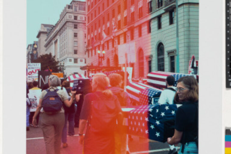 UNTITLED (MARCH ON WASHINGTON 9/24/05, COFFINS, XRAY)