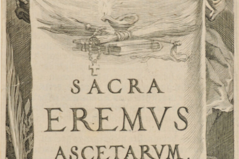 TITLE PAGE: "SACRA EREMUS ASCETARUM"