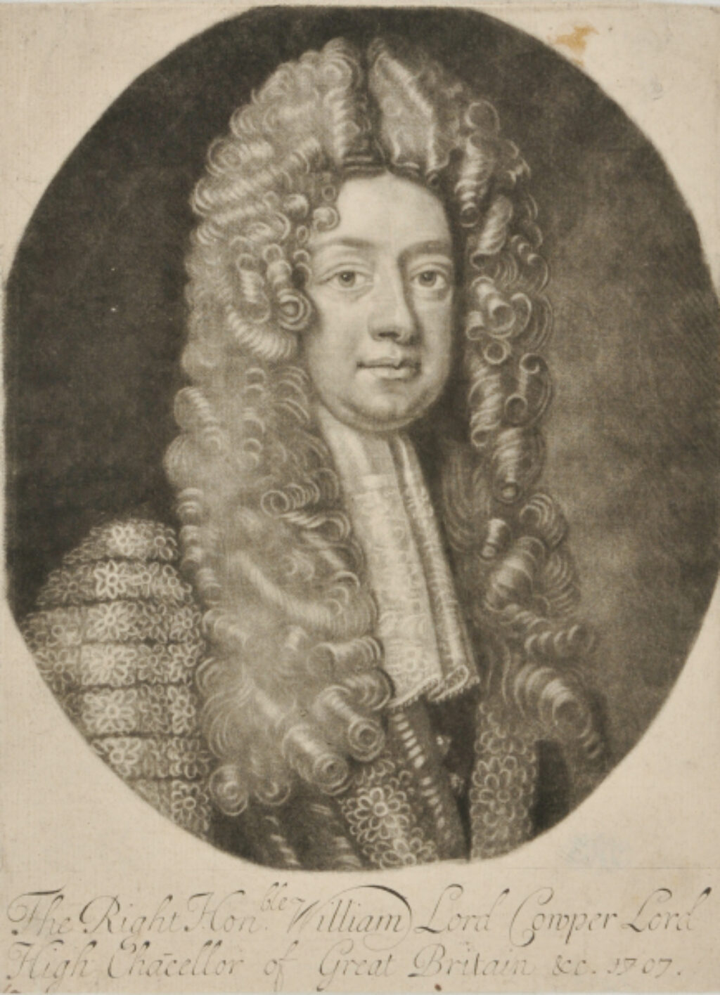 The Right Hon. William Lord Cowper, Lord High Chancellor of Great Britain