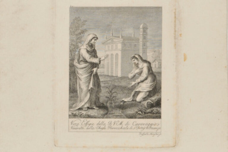 VERA EFFIGIE DELLA B.V.M. DI CARAVAGGIO