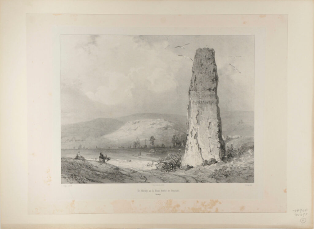 Le Menhir ou la haute-bonne de Fontaines, Champagne