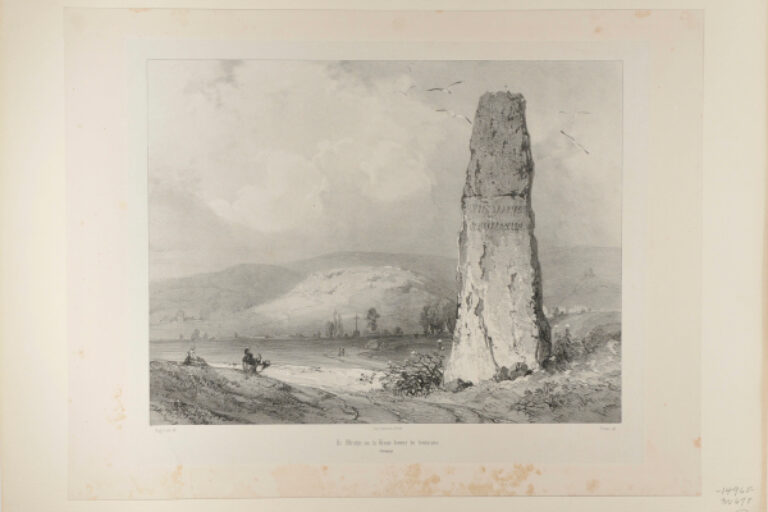 LE MENHIR OU LA HAUTE-BONNE DE FONTAINES, CHAMPAGNE
