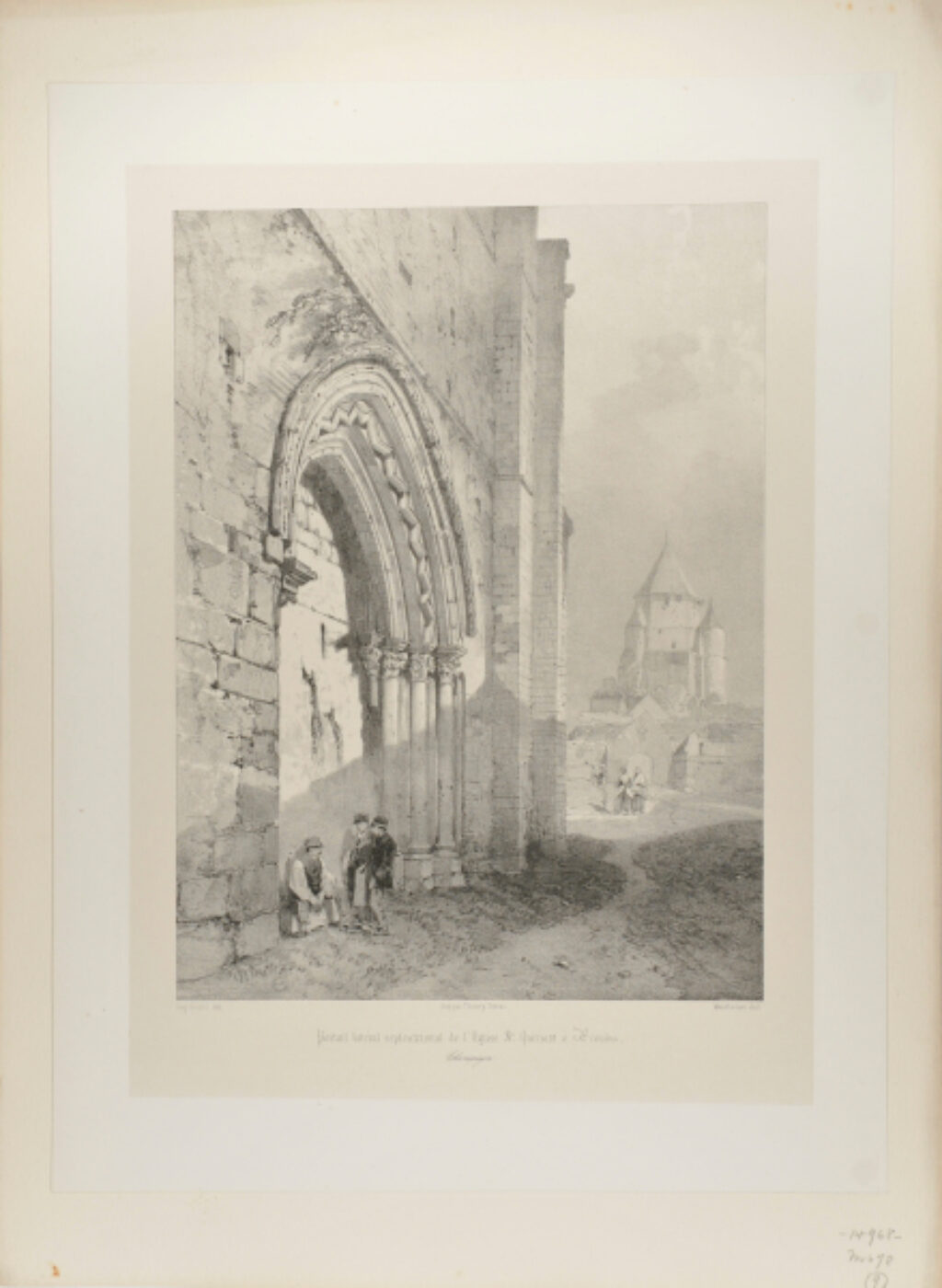 Portail latéral septentrional de l’Eglise St. Quiriace à Provins