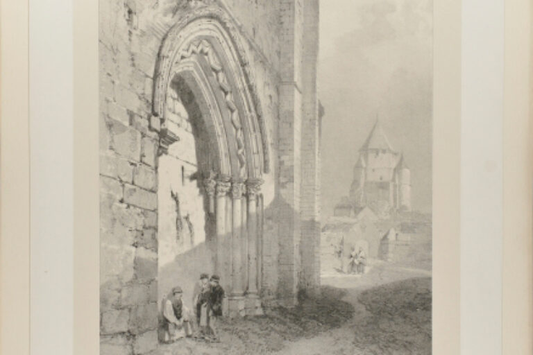 PORTAIL LATÉRAL SEPTENTRIONAL DE L'EGLISE ST. QUIRIACE À PROVINS