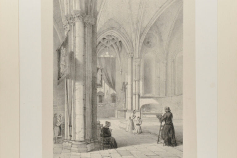 INTÉRIEUR DE L'EGLISE DE DAMPIERRE LE CHÂTEAU