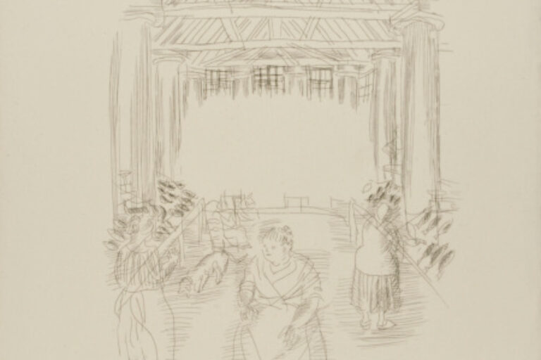 WOMEN AT A FISH MARKET