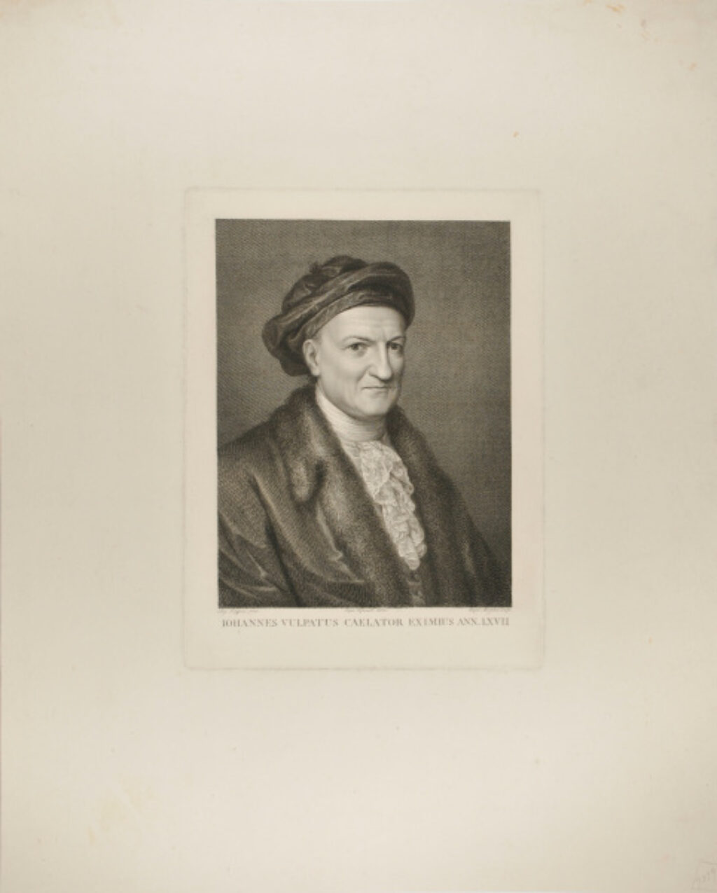 Johannes Vulpatus caelator eximius Ann.LXVII