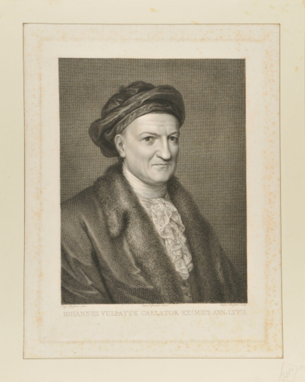 Johannes Vulpatus caelator eximius Ann.LXVII