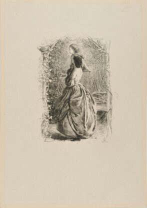 Woman Showing a Bird Nest to Child on Her Shoulder