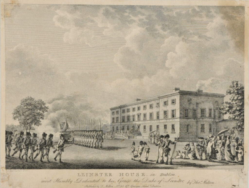 Leinster House, in Dublin