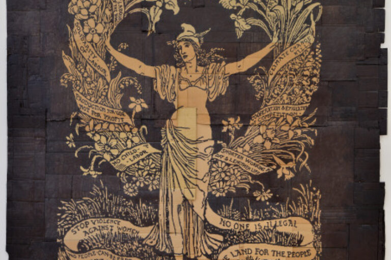 A GARLAND FOR MAY DAY (ILLUSTRATION BY WALTER CRANE)