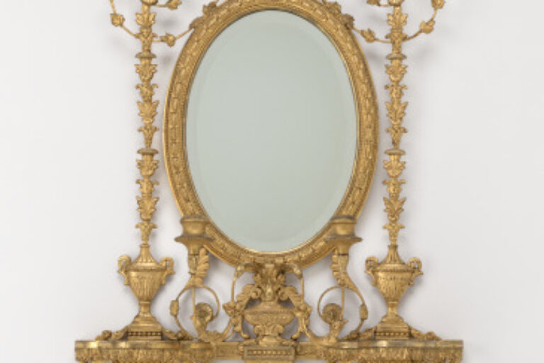 One of a Pair of Looking Glass Mirrors