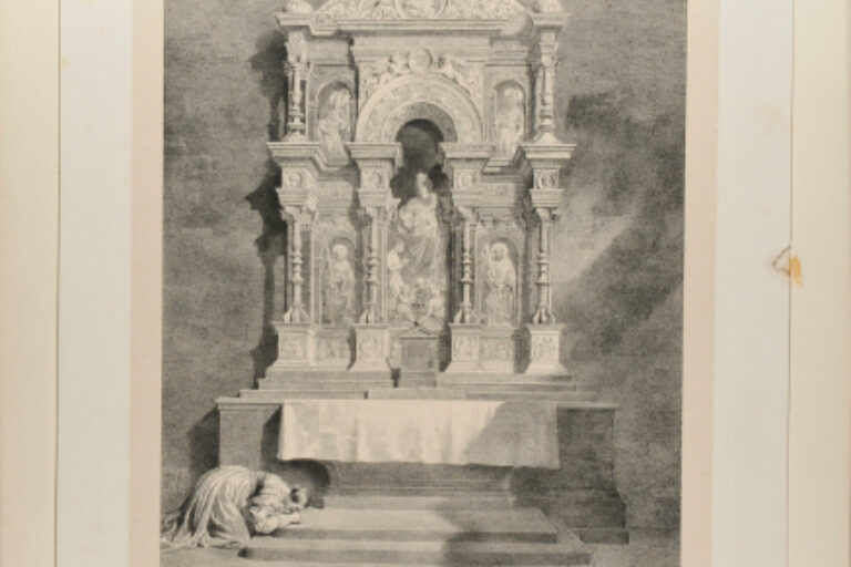 AUTEL D'OLBEIN, ANCIENNE EGLISE DE L'ABBAYE, FRANCHE COMTÉ