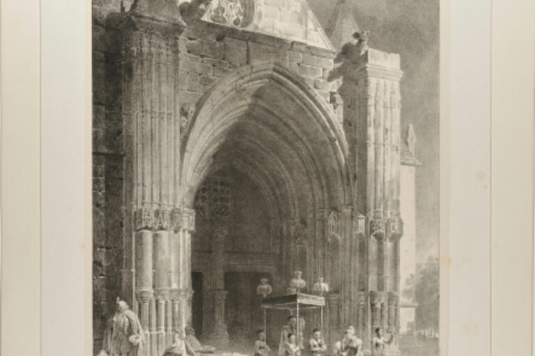 ENTRÉE DE L'EGLISE DE LILLEBONNE
