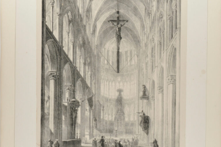 VUE GÉNÉRALE DE L'EGLISE DE LA VILLE D'EU, INTÉRIEUR