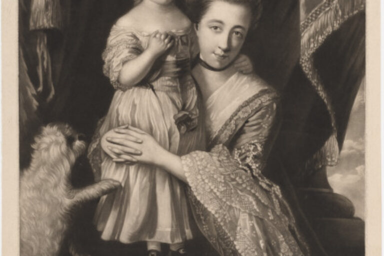 GEORGIANA, COUNTESS SPENCER, AND HER DAUGHTER THE HONORABLE MISS GEORGIANA SPENCER