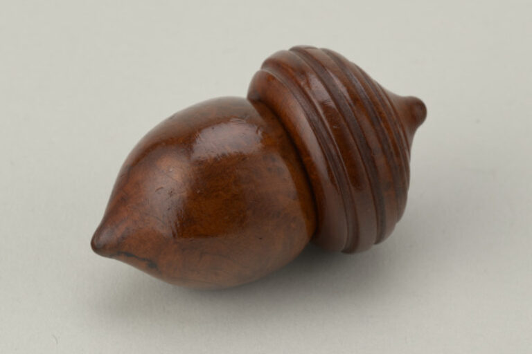 Acorn Thimble, Needle, and Thread Holder (Etui or Sewing Case)