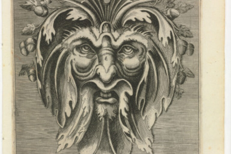 PLATE FROM THE SERIES "BOOK OF VARIOUS MASKS FOR PAINTERS, SCULPTORS, AND INGENIOUS MEN"