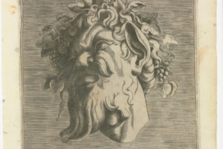 PLATE FROM THE SERIES "BOOK OF VARIOUS MASKS FOR PAINTERS, SCULPTORS, AND INGENIOUS MEN"
