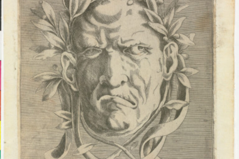 PLATE FROM THE SERIES "BOOK OF VARIOUS MASKS FOR PAINTERS, SCULPTORS, AND INGENIOUS MEN"