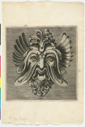Plate from the series “Libro di variate mascare quale servono a pittori, scultori, et ahvomini ingeniosi”