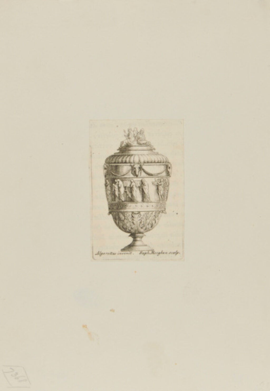 Urn with Funeral Procession