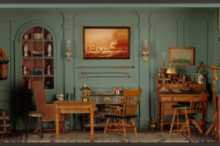 New England Sea Captain’s Study, 1820-1850