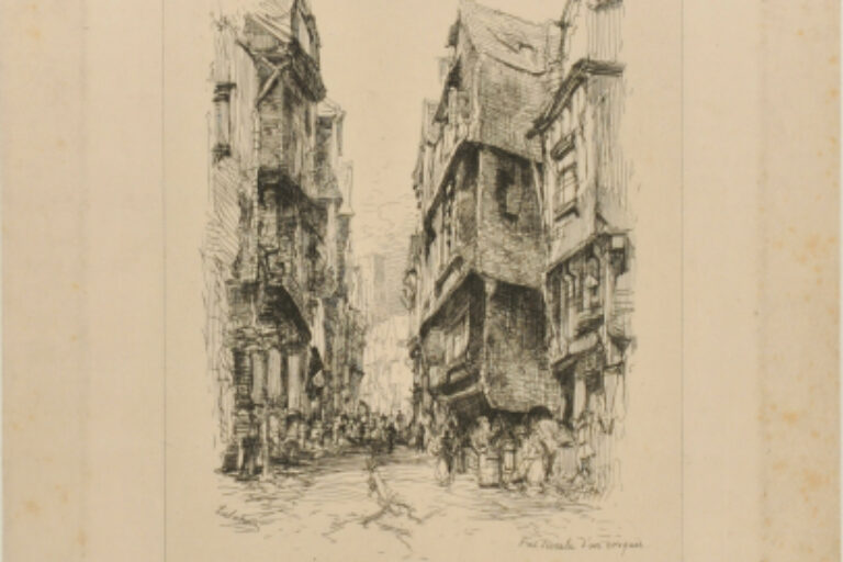 MAIN STREET IN MORLAIX