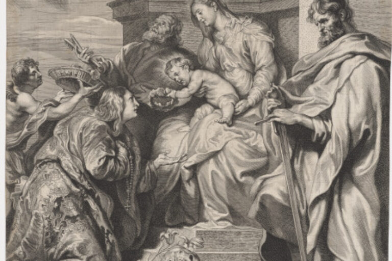ST. ROSALIA CROWNED BY THE CHILD JESUS