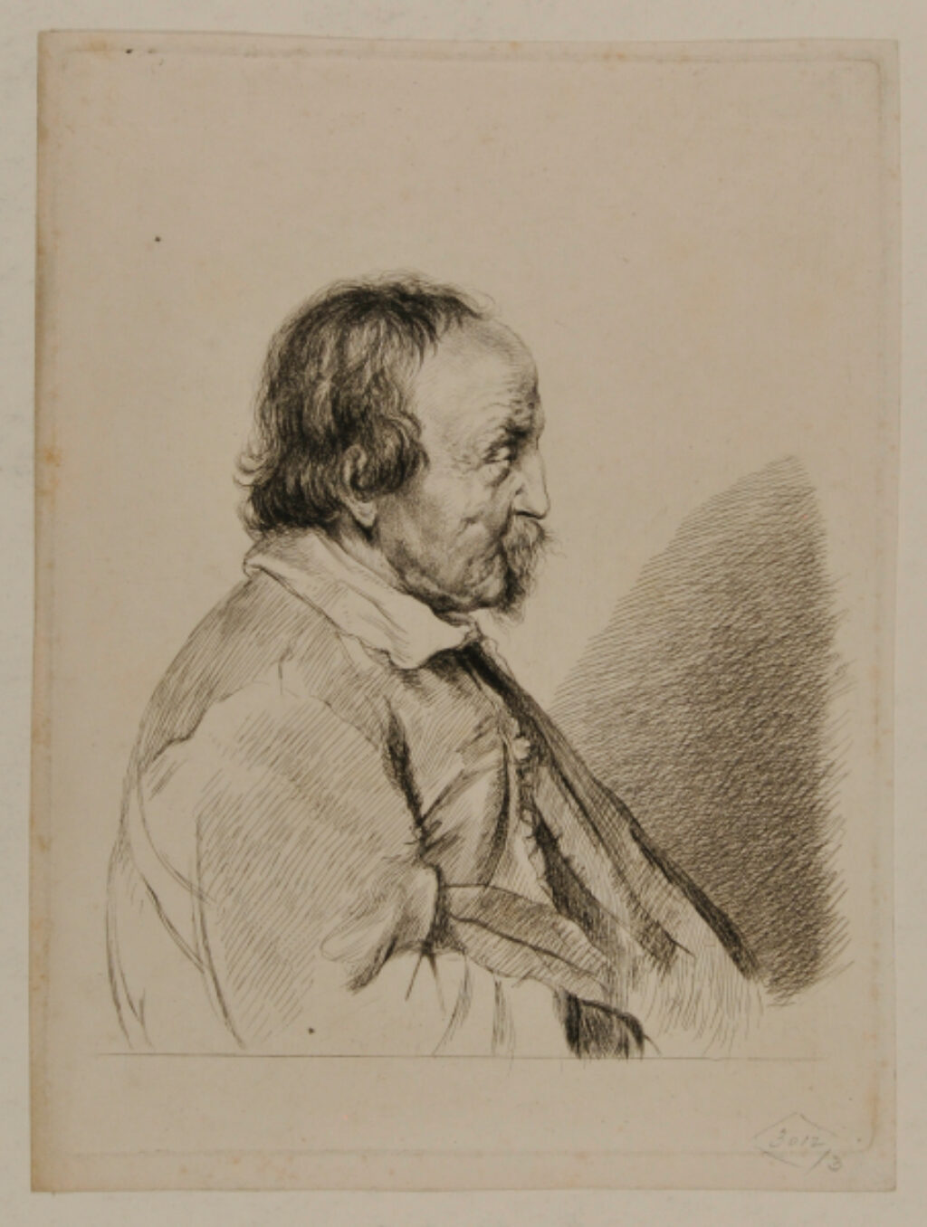 Profile Portrait of a Man