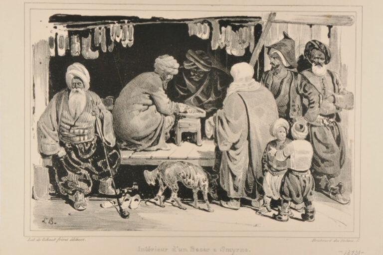 INTÉRIEUR D'UN BAZAR A SMYRNE