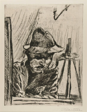Self-Portrait with Hat