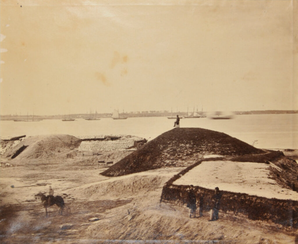 Harbor Fortifications. From Gardner’s Photographic Sketch Book of the War