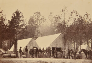 Commissary Department Headquarters Army of the Potomac, February 1864. No. 61 from Gardner’s Photographic Sketch Book of the War