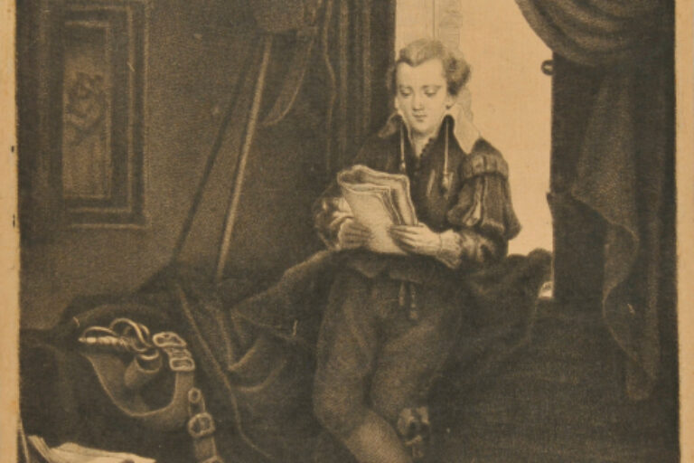 PORTRAIT OF SIR EDWARD ASTLEY AS REMBRANDT'S BURGOMASTER JAN SIX