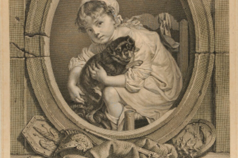 LA PETITE FILLE AU CHIEN