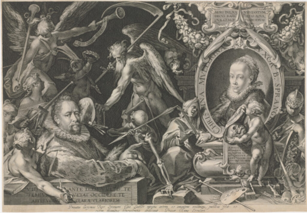 Bartholomeus Spranger and His Late Wife Christina Muller - Image 1