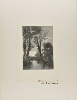River Landscape with Fisherman