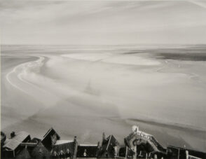 Shadow, Sandbar, Mt. St. Michel, France