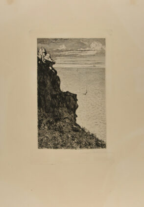 Marine with Steep, Rocky Shore