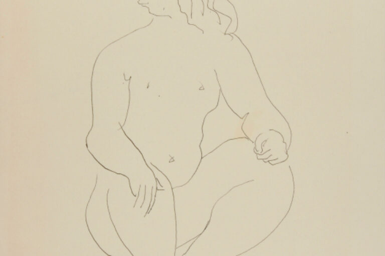 SEATED NUDE WOMAN