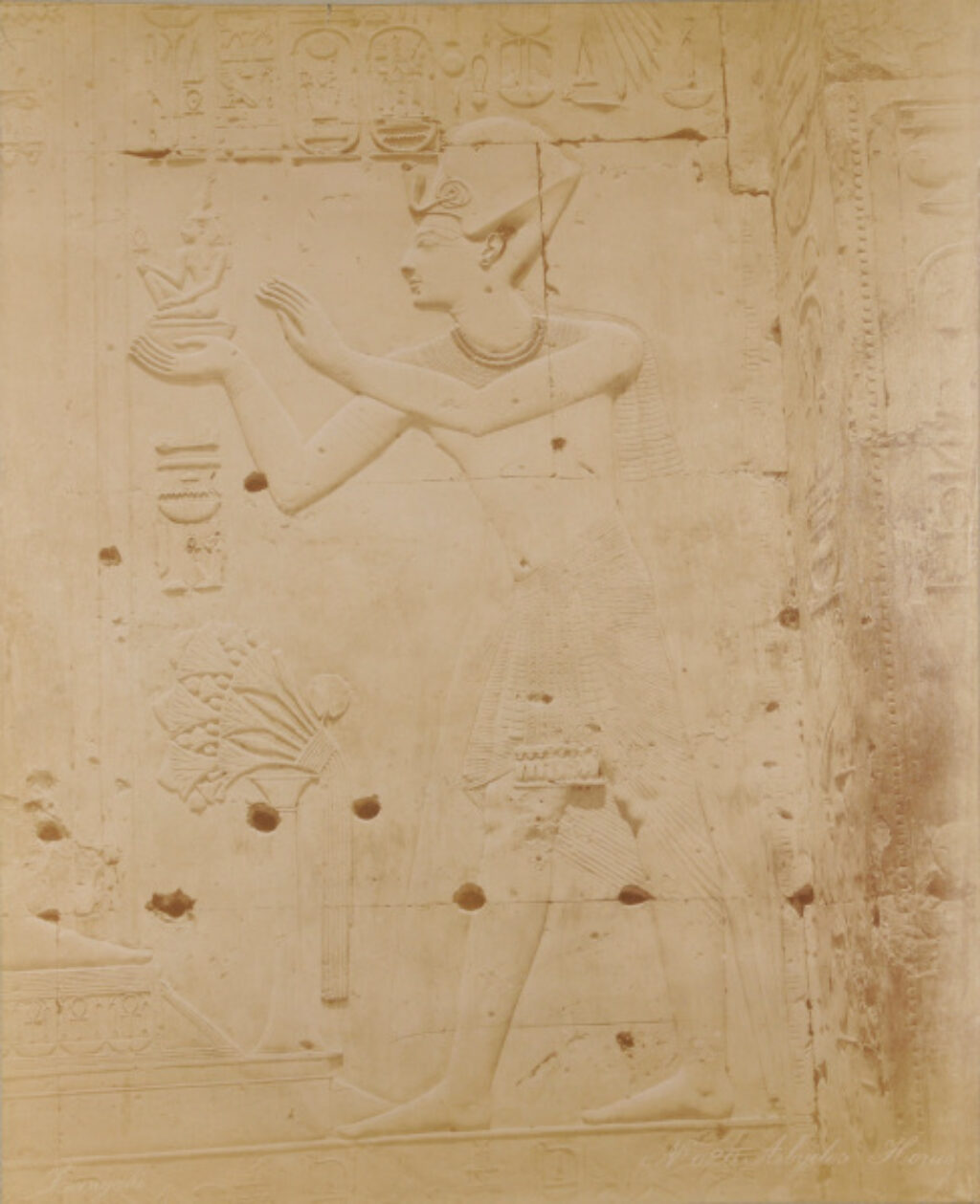 Abydos, Temple of Seti I, 19th Dynasty (Depiction of Seti I)