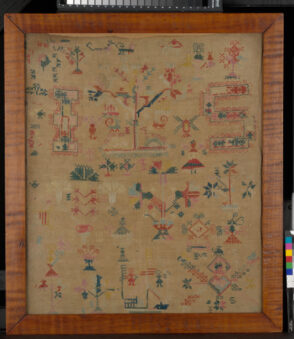 Spot Motif Sampler with Initials “I.S.”