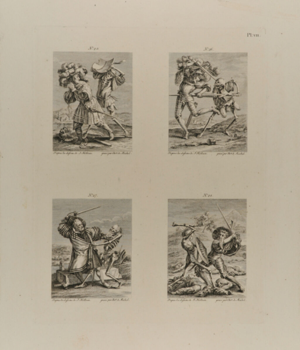 Plate VII from the series “Le Triomphe de la mort”