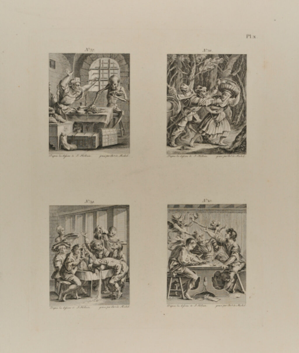 Plate X from the series “Le Triomphe de la mort”