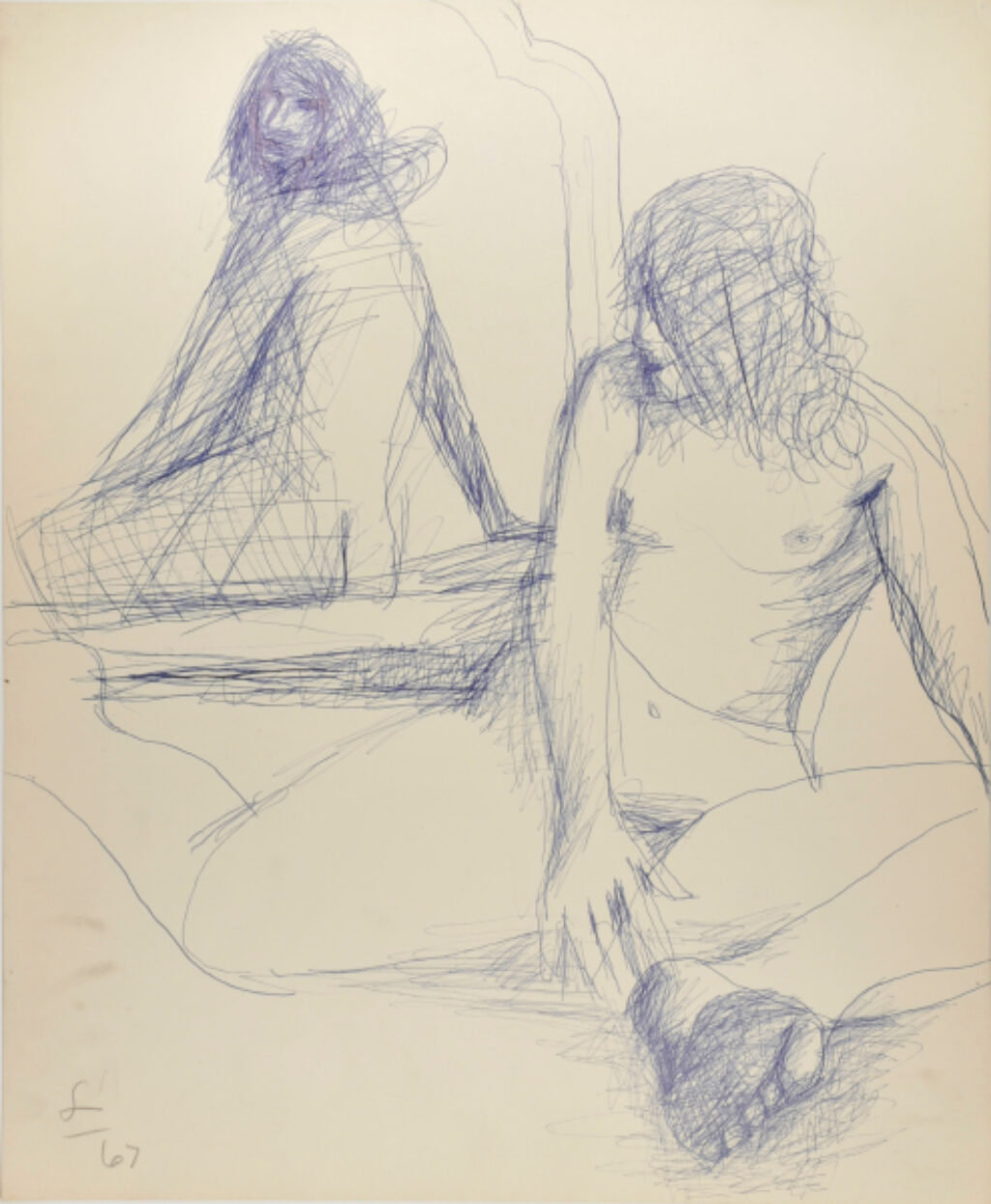 Figure Drawing Series No. 141, 1967 - Image 2