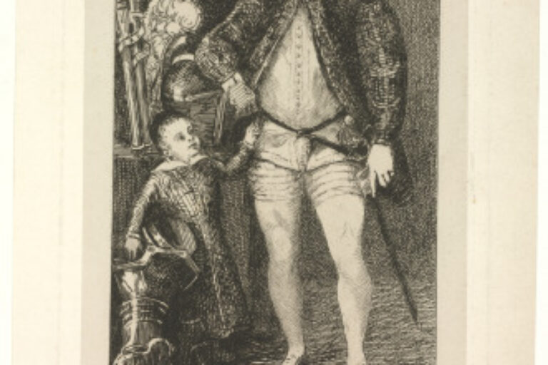 THE DUKE OF URBINO AND HIS SON