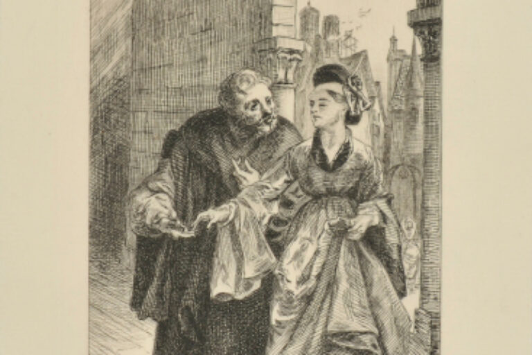 PANURGE WOOS A NOBLEWOMAN