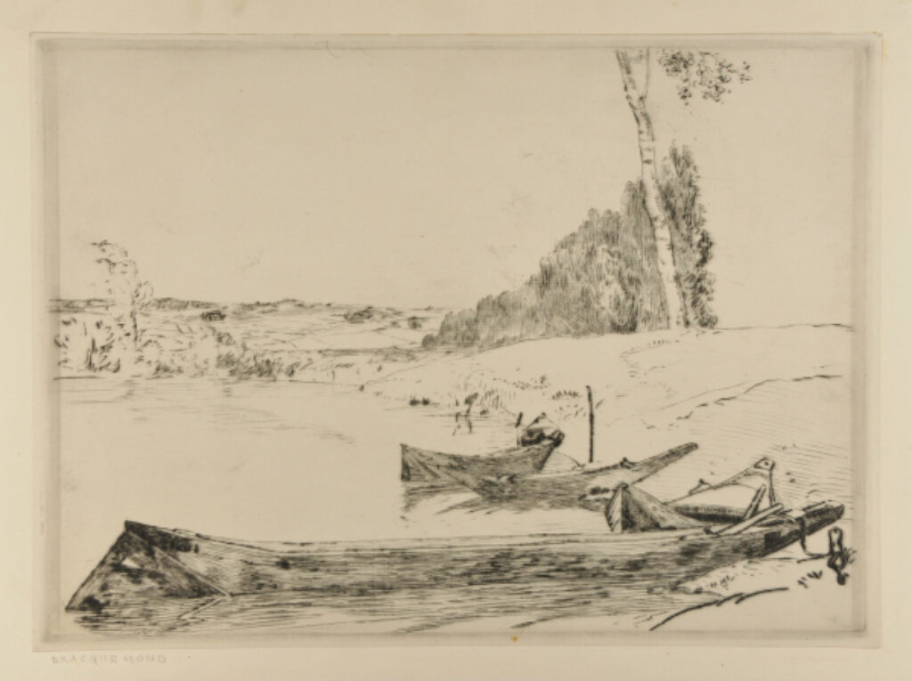 Bachots au bord de la Seine